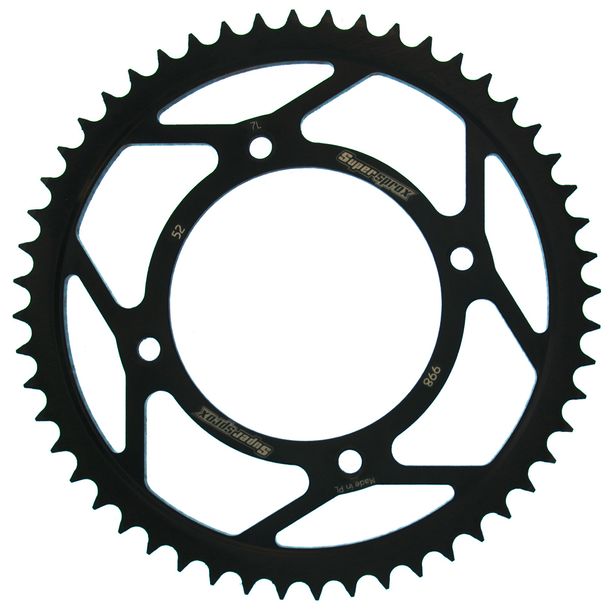 Kettenrad Supersprox 428 LK 120,0mm Ø 100mm 52Z 4-Loch Stahl schwarz
