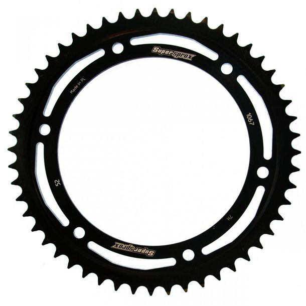 Kettenrad Supersprox 428 LK 164,0mm Ø 142mm 52Z 6-Loch Stahl schwarz