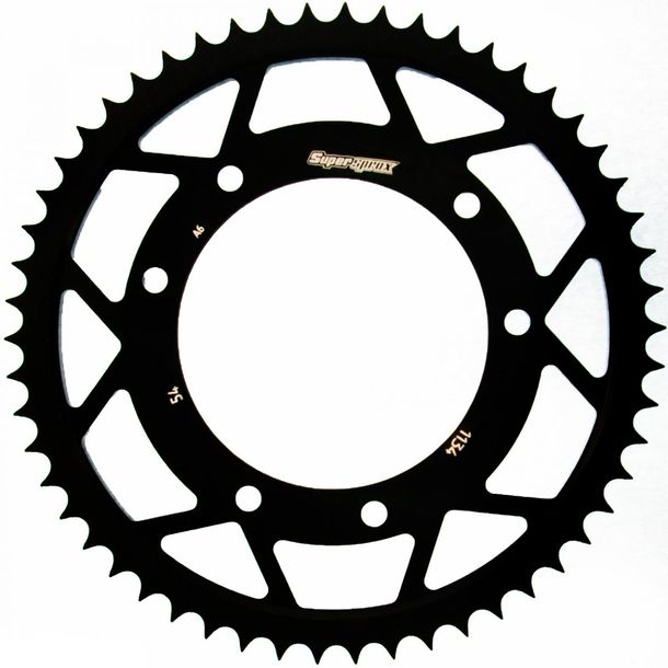 Kettenrad Supersprox 428 LK 125,0mm Ø 105mm 54Z 6-Loch Stahl schwarz