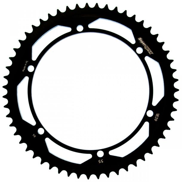 Kettenrad Supersprox 428 LK 164,0mm Ø 152mm 55Z 6-Loch Stahl schwarz