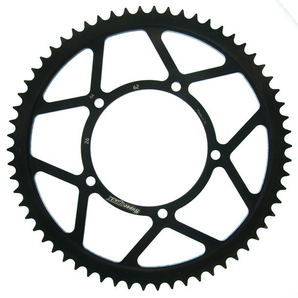 Kettenrad Supersprox 428 LK 120,0mm Ø 105mm 62Z 5-Loch Stahl schwarz