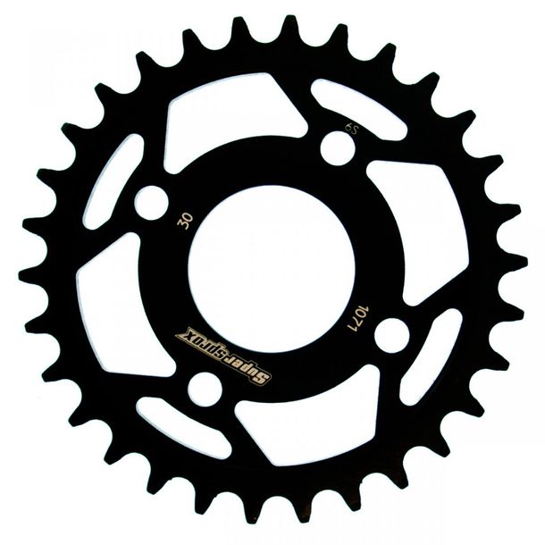 Piñón de acero Supersprox 520 LK 86,0 mm Ø 52 mm 30Z negro