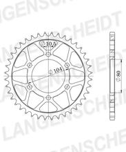 Rozetka Supersprox 520 s dělením 104,0mm průměr 80mm 30 zubů 3-děrová ocel černá