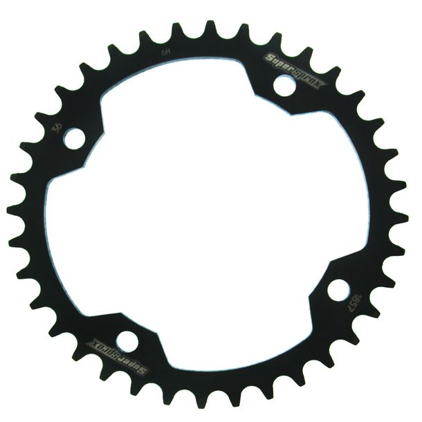 Kettenrad Supersprox 520 LK 145,0mm Ø 125mm 36Z 4-Loch Stahl schwarz