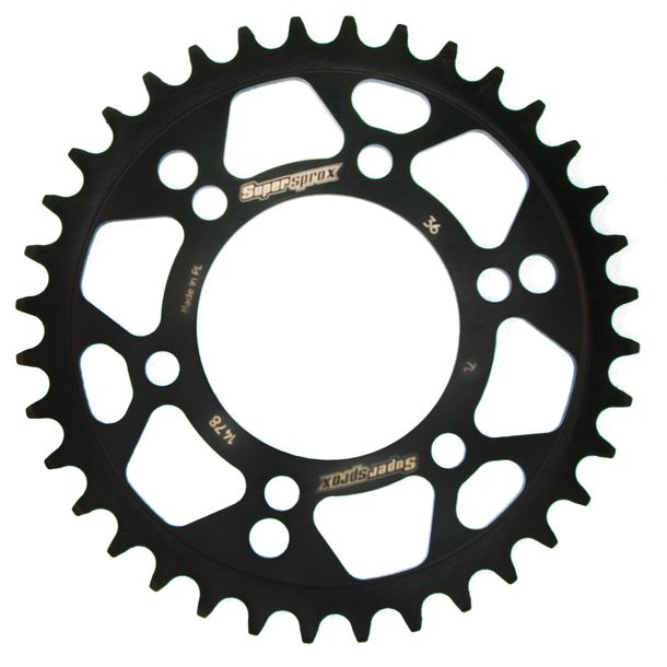 Kettenrad Supersprox 520 LK 104,0mm Ø 80mm 36Z 6-Loch Stahl schwarz