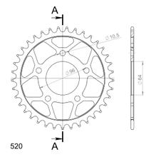 Kettenrad Supersprox 520 LK 96,0mm Ø 64mm 37Z 5otv. ocel černá