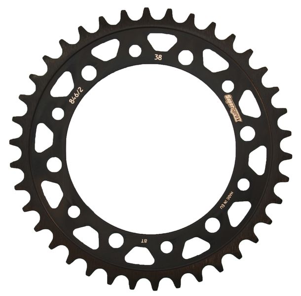 Ruota a catena in acciaio Supersprox 520 LK 138,0 mm Ø 120 mm 38T a 6 fori nera