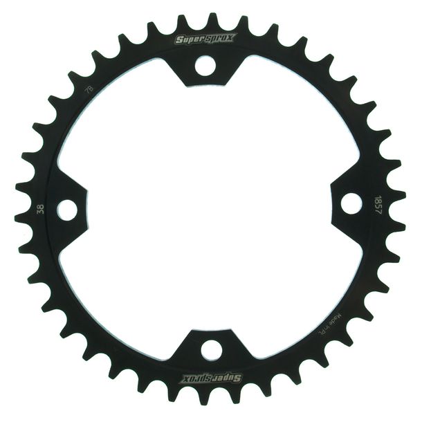 Kettenrad Supersprox 520 LK 145,0mm Ø 125mm 38Z 4-Loch Stahl schwarz