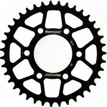 Pignone in acciaio Supersprox 520 LK 100,0 mm Ø 74 mm 39T a 6 fori nero