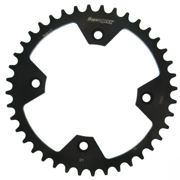 Kettenrad Supersprox 520 LK 137,0mm Ø 113mm 40Z 4-Loch Stahl schwarz
