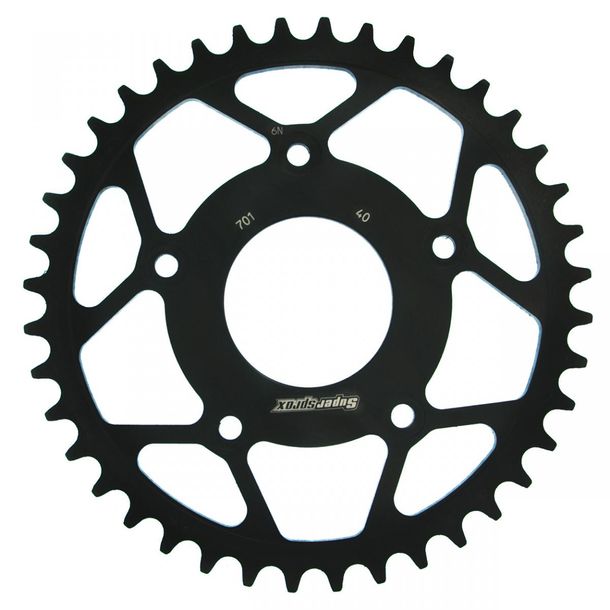 Pignon acier à 5 trous Supersprox 520 LK 108,0 mm Ø 62mm 40Z noir