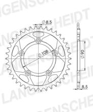 Kettingwiel Supersprox 520 LK 108,0mm Ø 90mm 40T 5-gats staal zwart