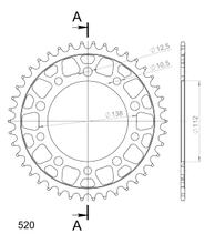 Coroa Supersprox 520 LK 138,0mm Ø 112mm 42D 5-furos aço preto