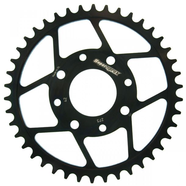 Pignon en acier 4 trous Supersprox 520 LK 90,0 mm Ø 58 mm 42T noir