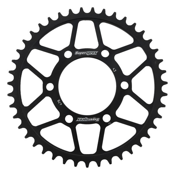 Kettenrad Supersprox 520 LK 104,0mm Ø 80mm 43Z 6-Loch Stahl schwarz