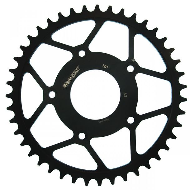 Kettenrad Supersprox 520 LK 108,0mm Ø 62mm 43Z 5-Loch Stahl schwarz