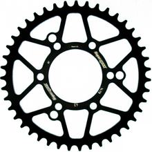 Pignon acier 6 trous Supersprox 520 LK 104,0mm Ø 80mm 43T noir