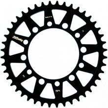 Pignone in acciaio Supersprox 520 LK 130,0 mm Ø 110 mm 44T a 6 fori nero