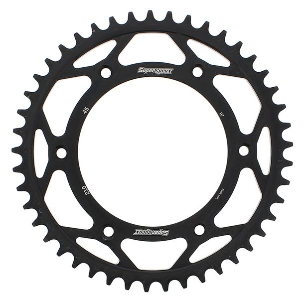 Kettenrad Supersprox 520 LK 153,0mm Ø 125mm 45Z 6-Loch Stahl schwarz
