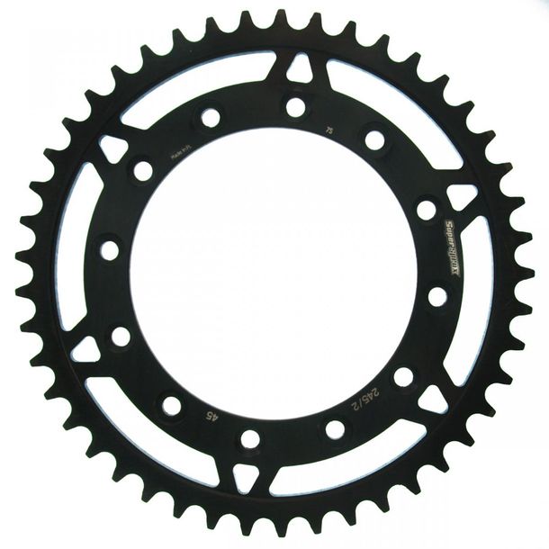 Supersprox 520 LK 150,0 mm Ø 130 mm 45Z Piñón de acero con 6 orificios negro