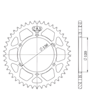 Ruota a catena Supersprox 520 LK 136,0 mm diametro 120 mm 45T in acciaio a 6 fori nera