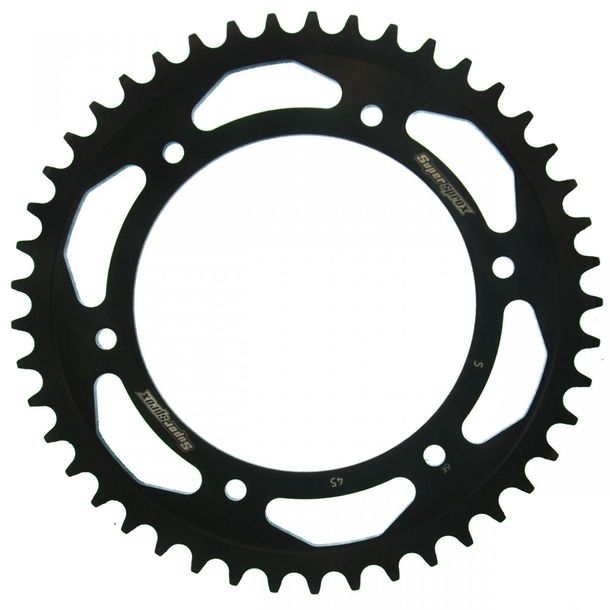 Pignone in acciaio a 6 fori Supersprox 520 LK 160,0 mm Ø 136 mm 45Z nero