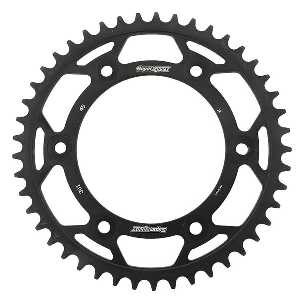 Kettenrad Supersprox 520 LK 153,0mm Ø 125mm 45Z 6-Loch Stahl schwarz