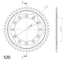 řetězovka Supersprox 520 LK 150,0mm Ø 130mm 46Z 6-děrová ocel černá