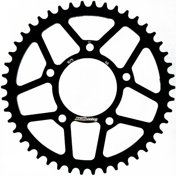Piñón de acero Supersprox 520 LK 110,0 mm Ø 80 mm 46T negro
