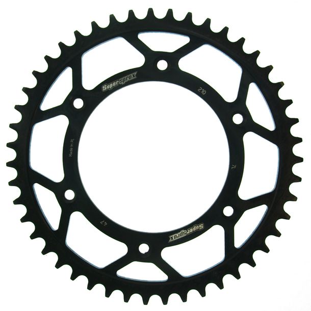 Kettenrad Supersprox 520 LK 153,0mm Ø 125mm 47Z 6-Loch Stahl schwarz