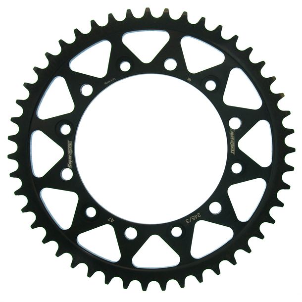 Kettenrad Supersprox 520 LK 150,0mm Ø 130mm 47Z 6-Loch Stahl schwarz