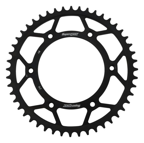 Kettenrad Supersprox 520 LK 153,0mm Ø 125mm 48Z 6-Loch Stahl schwarz