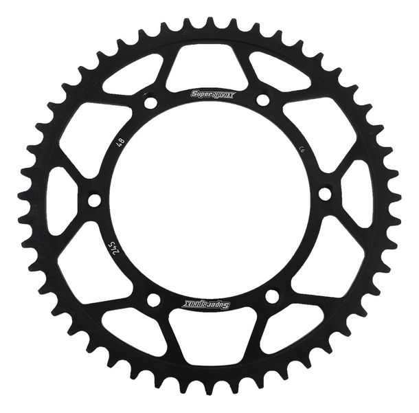 Pignon acier 6 trous Supersprox 520 LK 150.0mm Ø 130mm 48T noir