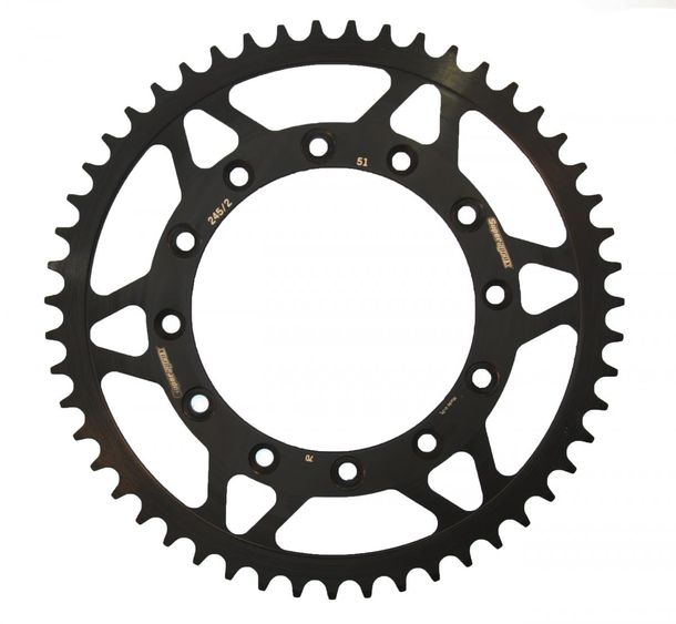 Kettenrad Supersprox 520 LK 150,0mm Ø 130mm 51Z 6-Loch Stahl schwarz