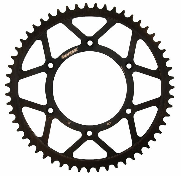 Supersprox 520 LK 153.0 mm Ø 125 mm 55T 6-hole steel chain wheel black