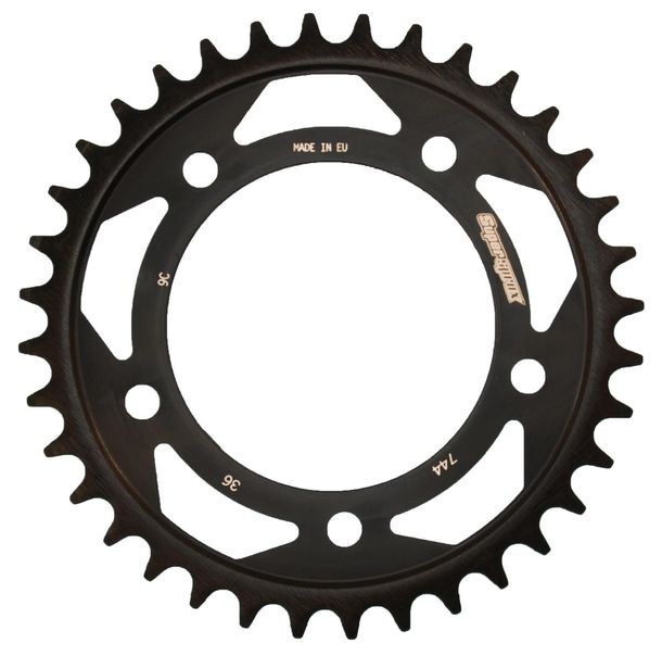 Supersprox 525 LK 124,0mm Ø 100mm 36T pignone in acciaio a 5 fori nero