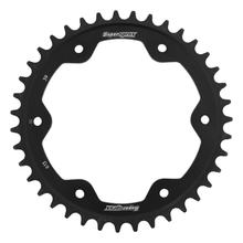 Ruota a catena Supersprox 525 LK 155,0 mm diametro 128 mm 39T in acciaio a 6 fori nera