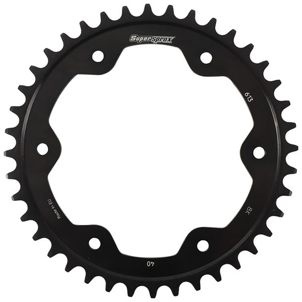 Kettenrad Supersprox 525 LK 155,0mm Ø 128mm 40Z 6-Loch Stahl schwarz