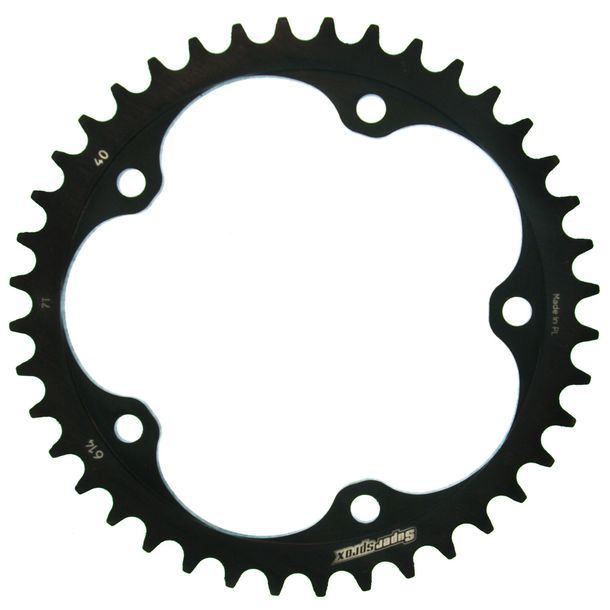 Kettenrad Supersprox 525 LK 152,0mm Ø 132mm 40Z 5-Loch Stahl schwarz