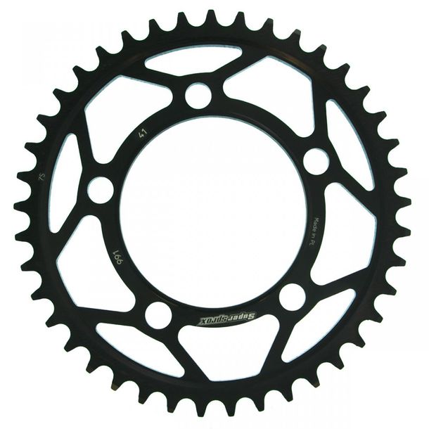 Kettenrad Supersprox 525 LK 124,0mm Ø 101mm 41Z 5-Loch Stahl schwarz
