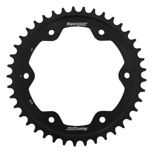 Kettenrad Supersprox 525 LK 155,0mm Ø 128mm 41Z 6-Loch Stahl schwarz