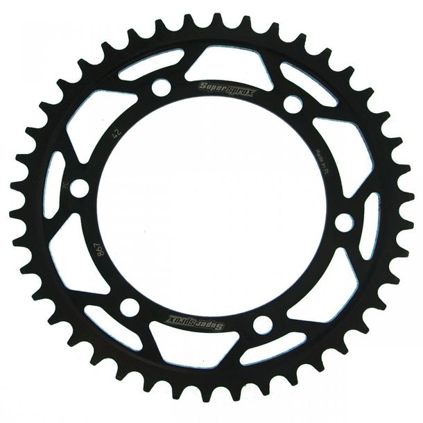 Kettenrad Supersprox 525 LK 145,0mm Ø 125mm 42Z 6-Loch Stahl schwarz