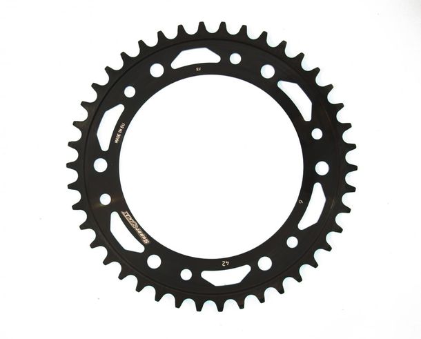 Cadena de acero 42T Supersprox 525 LK 168,0 mm de diámetro 140 mm, color negro