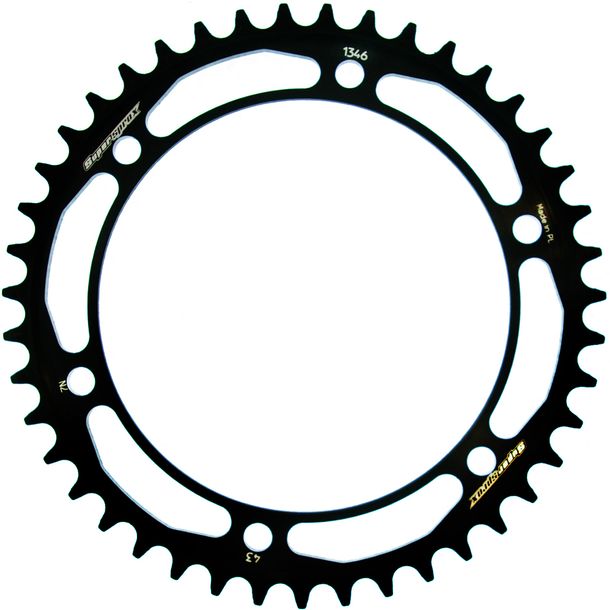 Kettenrad Supersprox 525 LK 176,0mm Ø 154mm 43Z 6-Loch Stahl schwarz