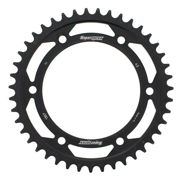 Piñón de acero Supersprox 525 LK 160,0 mm Ø 134 mm 43T negro