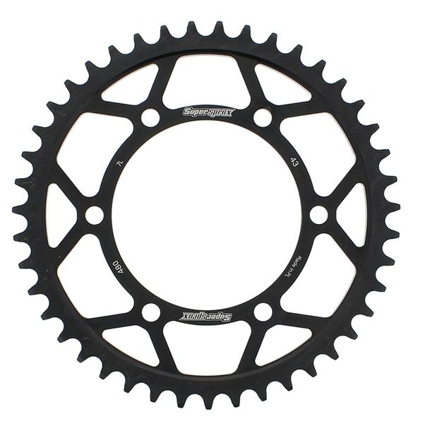Kettenrad Supersprox 525 LK 130,0mm Ø 110mm 43Z 6-Loch Stahl schwarz