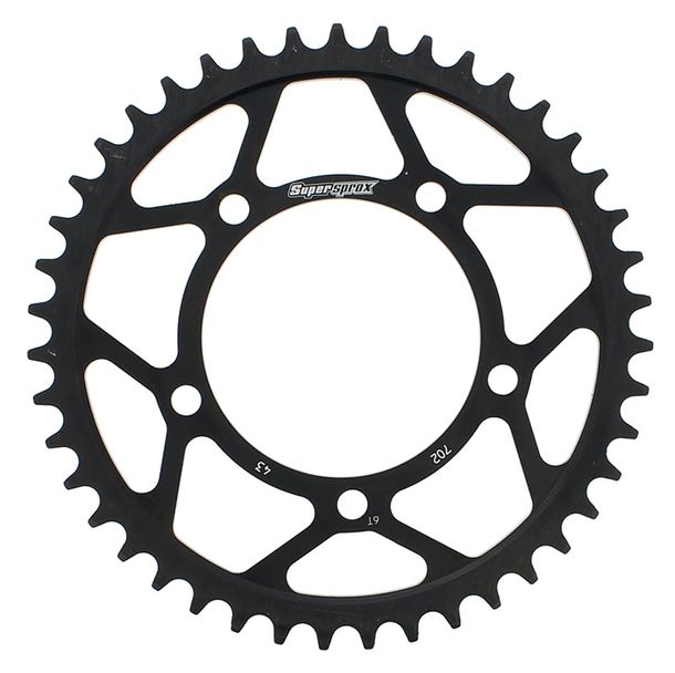 Kettenrad Supersprox 525 LK 120,0mm Ø 100mm 43Z 5-Loch Stahl schwarz