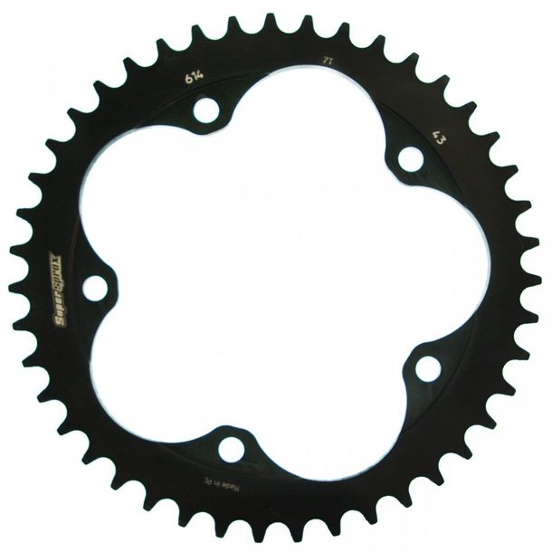 Kettenrad Supersprox 525 LK 152,0mm Ø 132mm 43Z 5-Loch Stahl schwarz