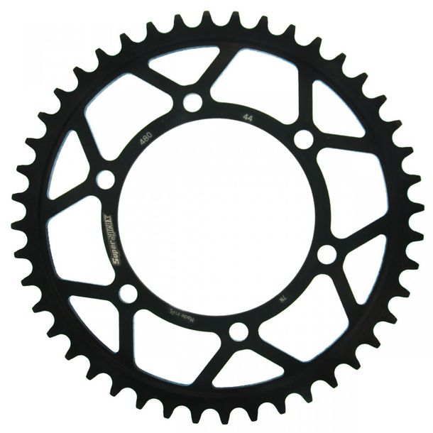 Supersprox 525 LK 130,0 mm Ø 110 mm 44T Piñón de acero con 6 orificios negro