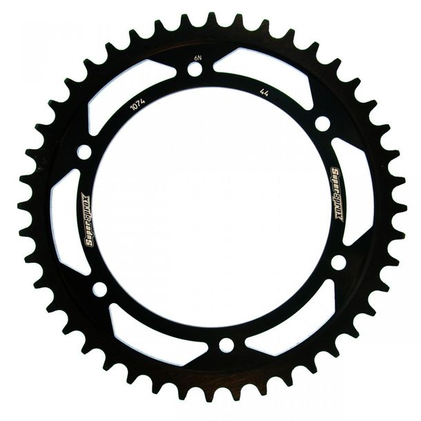 Kettenrad Supersprox 525 LK 164,0mm Ø 142mm 44Z 6-Loch Stahl schwarz